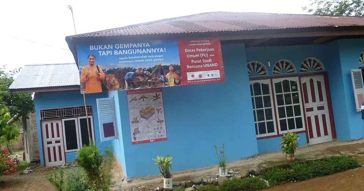 Foto ilustrasi kawasan perumahan di Indonesia