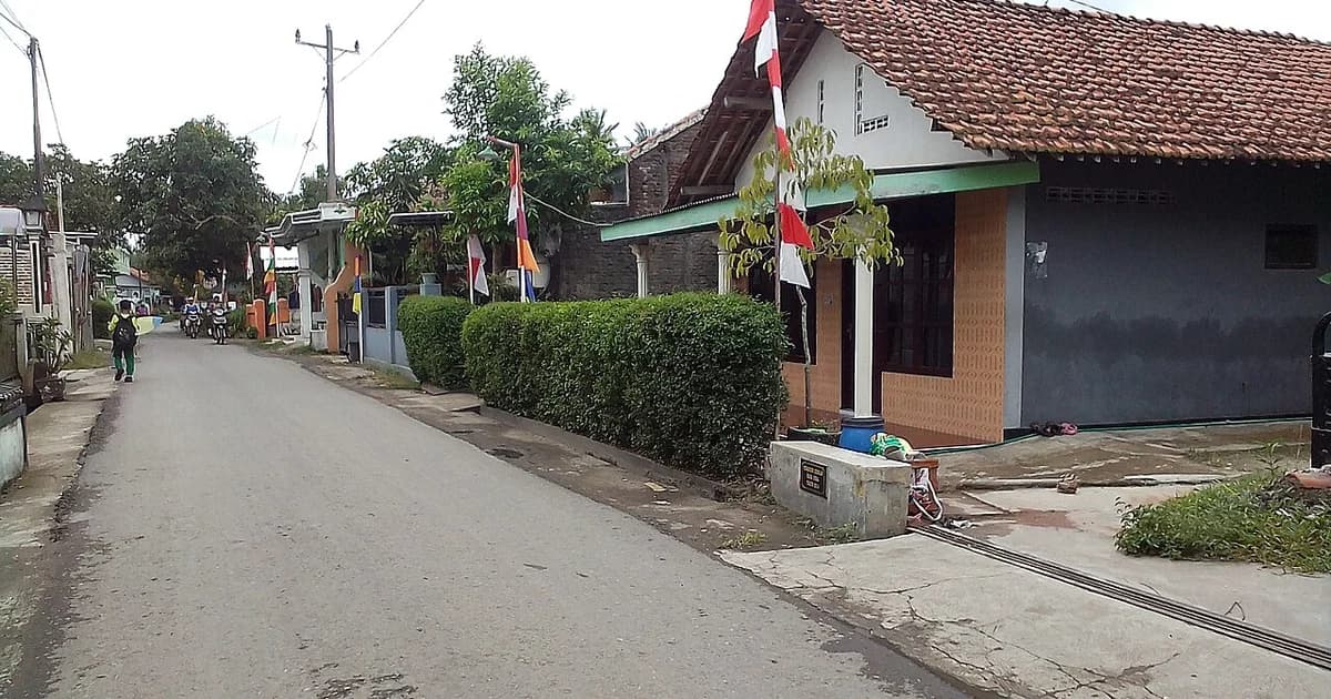 Foto ilustrasi kawasan perumahan di Indonesia