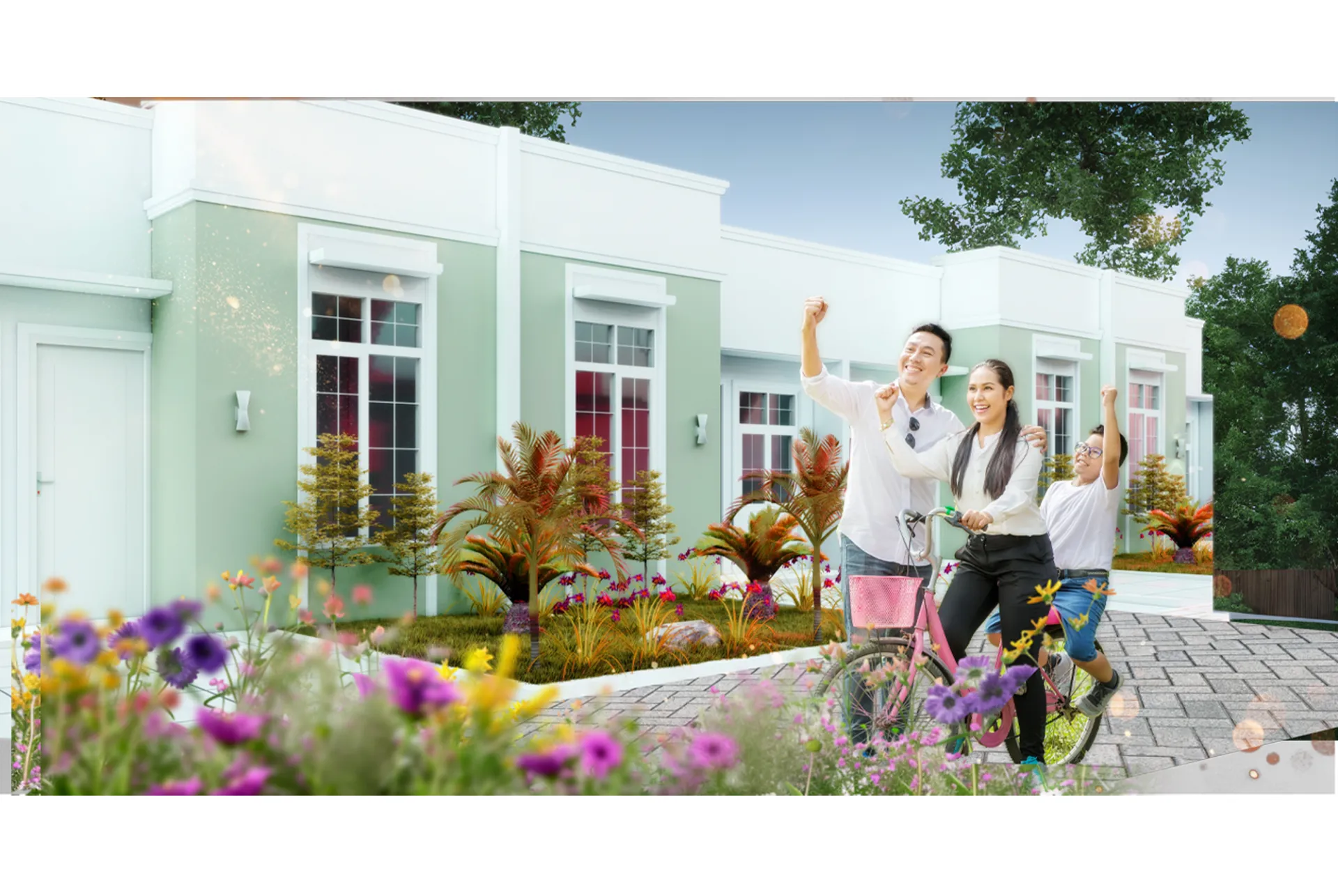 Rumah untuk KPR subsidi bunga flat 5 persen di Medan